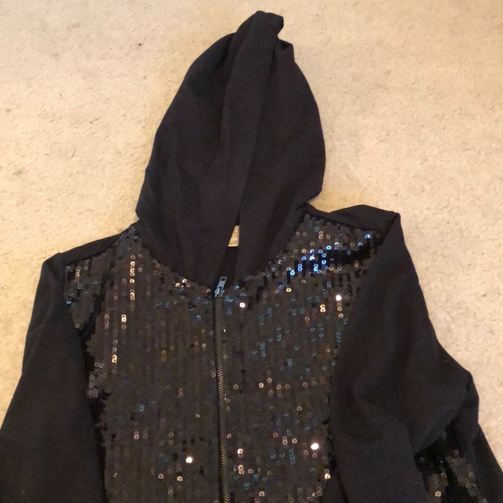 Black sparkly sweater